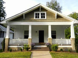 Gorgeous Arts & Crafts house, beautifully restored, with lovely front porch
