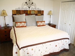 Get a good night's rest |  King-Sized Bed | Main Level