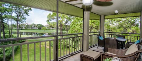 Wrap around Lanai (lake and golf course views)