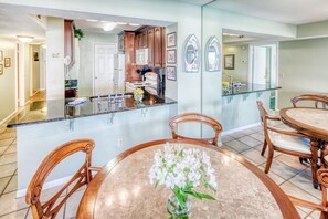 Dining Room - Bring the entire family together to dine for any meal at this inviting dining room table.