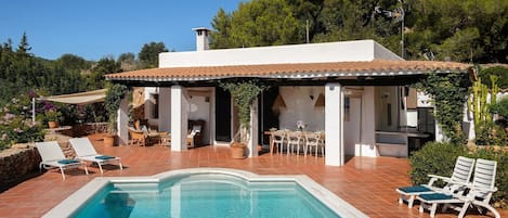 Villa Casa Patri. Ibiza. Mooi huis in Ibiza-stijl
