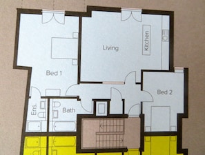 Floor Plan - all 4 beds are SINGLE.