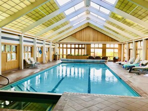 Private Indoor Pool &  Hot Tub (inside the house).
Sauna & steam room-pool area