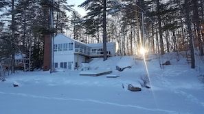 View of home in winter