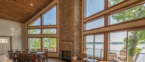 Stunning views of Douglas Lake right your living area
