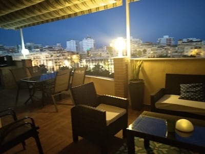 OLIMPO PENTHOUSE WITH POOL AND BARBECUE, WITH SEA VIEWS 5 MINUTES FROM THE BEACH