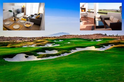 Luxury penthouse in Condado de Alhama located directly at the start of the golf course