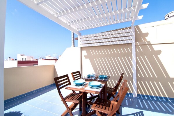 Terrazza con barbecue 