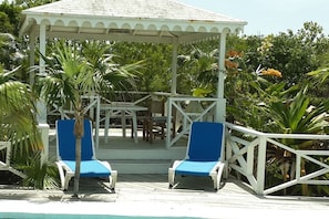 Pool Gazebo with Dining area