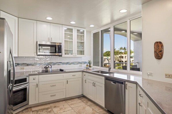 Remodeled kitchen