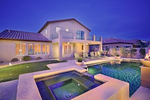 Relax and enjoy this wonderful backyard.