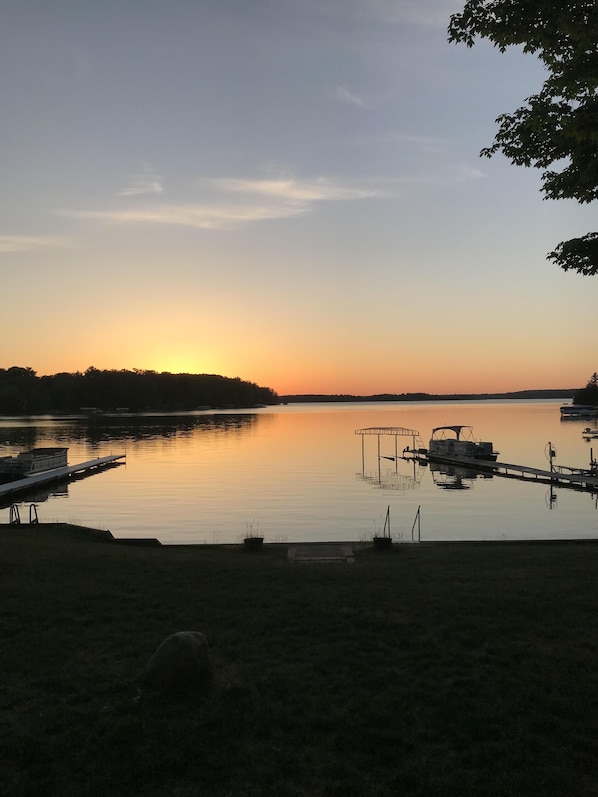 Sunset from the deck