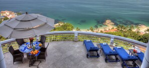 View from the villa
