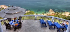 View from the villa