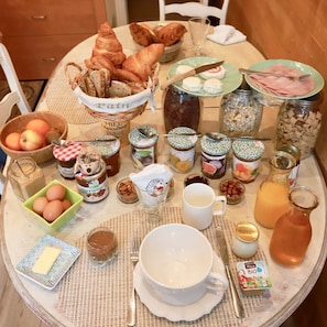 Repas de petit déjeuner
