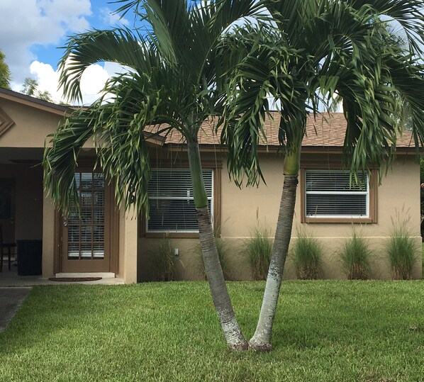 Exterior of home, carport to left