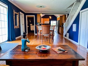 View from living area.