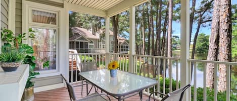 Screened-in Porch with Views of the 11-mile Lagoon System