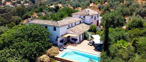 Arial view of Cortijo las Rosas