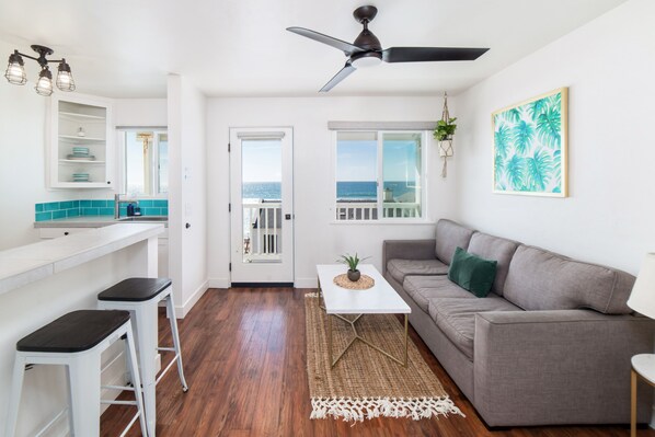 Top floor ocean view villa