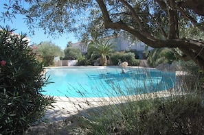 Vue sur piscine