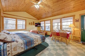 Studio Interior | Queen Bed | Full Bed | Sleeper Sofa