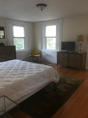 Master bedroom with smart tv