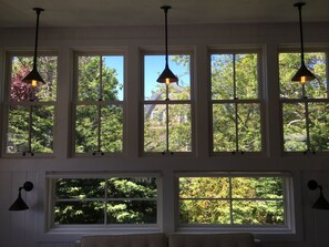 View from living room windows