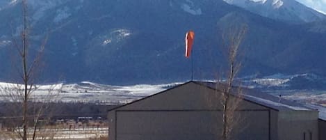 Pinto Ranch Hanger Suite view of Absaroka Mountains