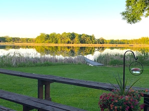 Spectacular view from the cabin and deck!