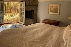 Master bedroom - plenty of light and fresh air through double door