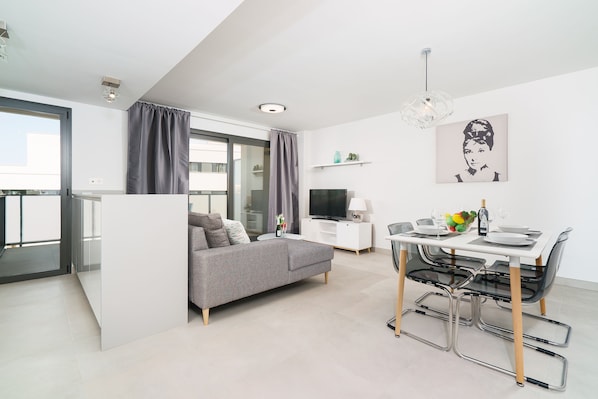 Salon-salle à manger