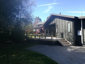 Back deck bird sanctuary.  You can  enjoy the sun in the peace and quiet.