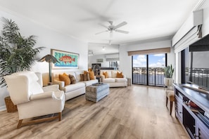 Spacious Living Area offer comfortable seating with a Fantastic View