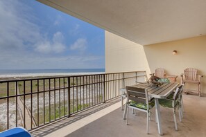 Private Balcony | Outdoor Dining | Beach Access | 7th Floor Condo