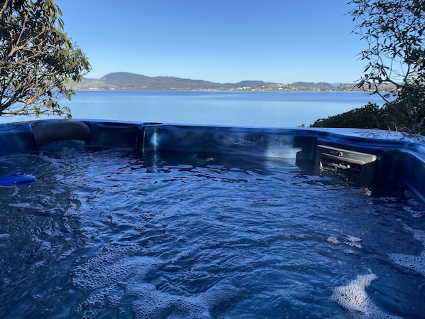 Spa overlooking the Lake
