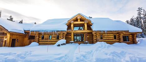 Front of the house from the driveway