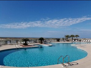 Large swimming pool