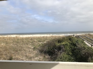 Vue sur la plage/l’océan