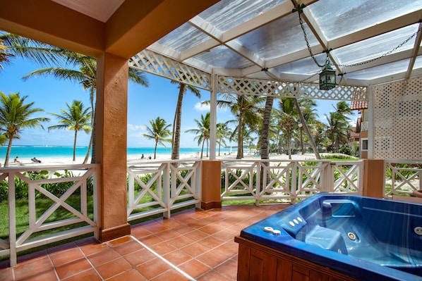 View from the Jacuzzi at the terrace