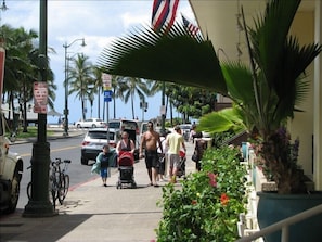 Street front of the Grand.