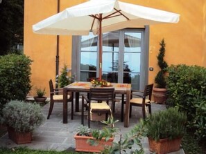 Your very private herb garden, Patio overlooking Lucca vineyards, olive groves