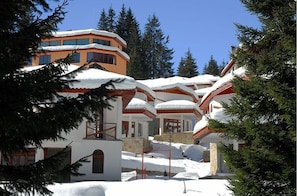 Ski Chalets at Pamporovo Village - the kids think you have arrived in Narnia