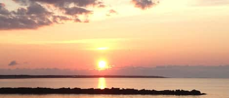 Bass river looking east toward Chatham, sunrise