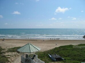 Texas Beach House
Ocean view from 3rd floor condo balcony