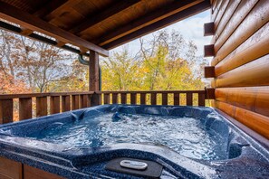 No better place to relax than our private, top level hot tub!