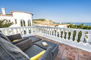 Cozy lounge area on the Terrace. 