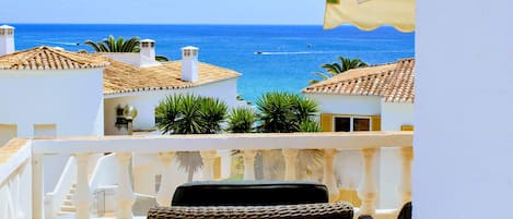 Panoramic Sea Views from balcony and sun lounger