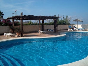 Pool next to villa 