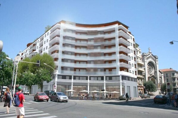Façade de l'immeuble